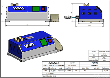 Folding comer machine